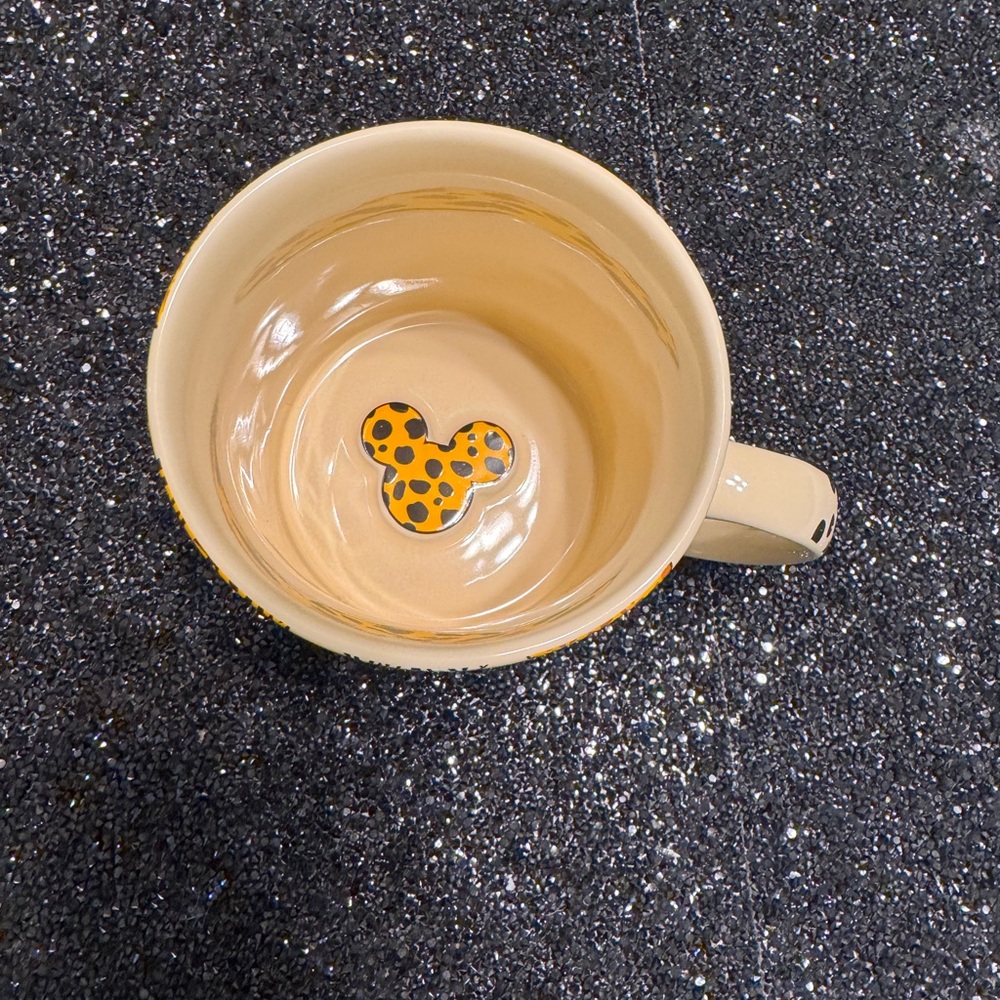 Disney Cream Mug with Animal Print Mickey Designs - Picture 7 of 9